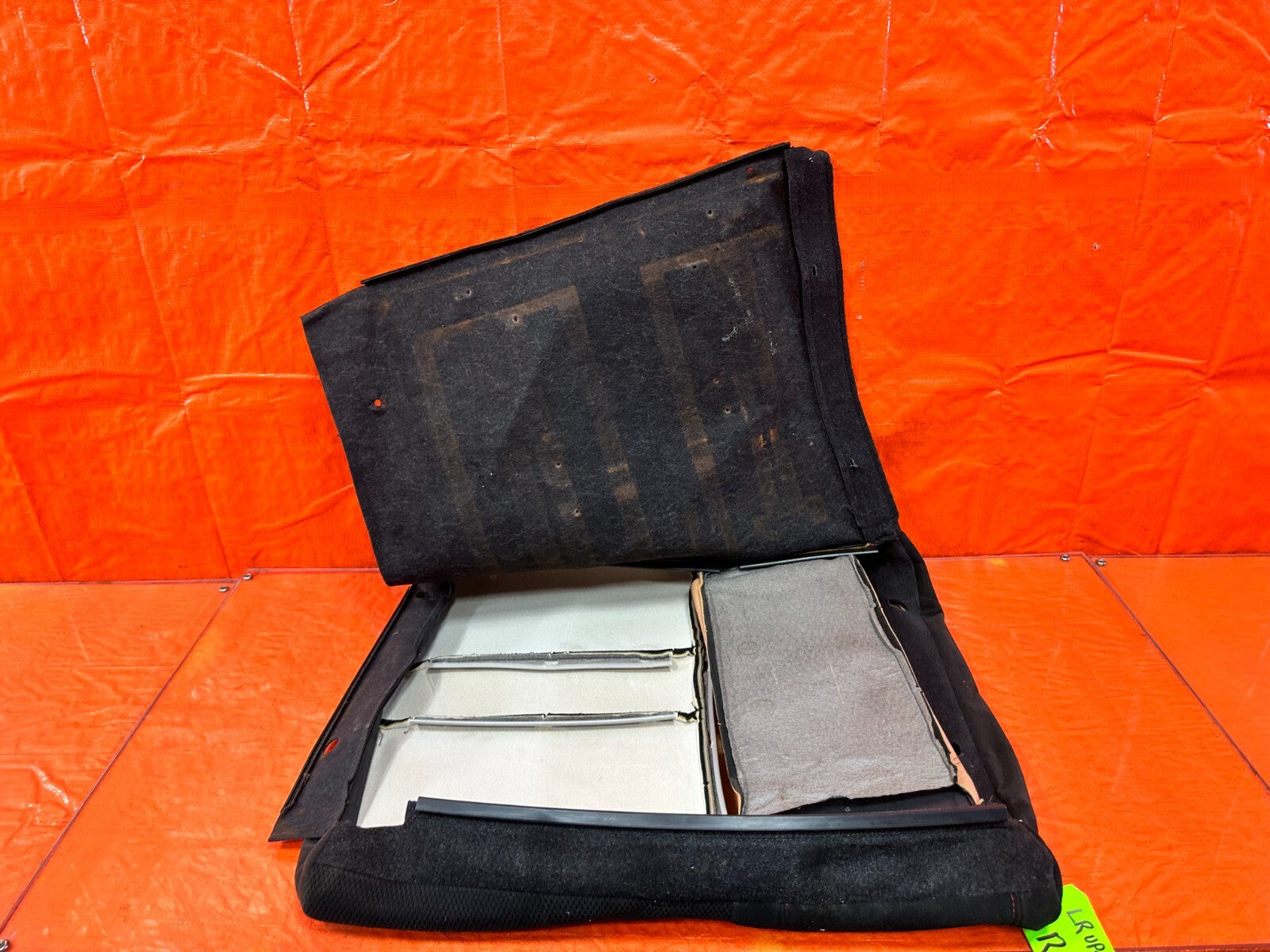 07 08 HONDA CIVIC SI SEDAN   LEFT REAR UPPER SEAT SKIN COVER FABRIC CLOTH   28212