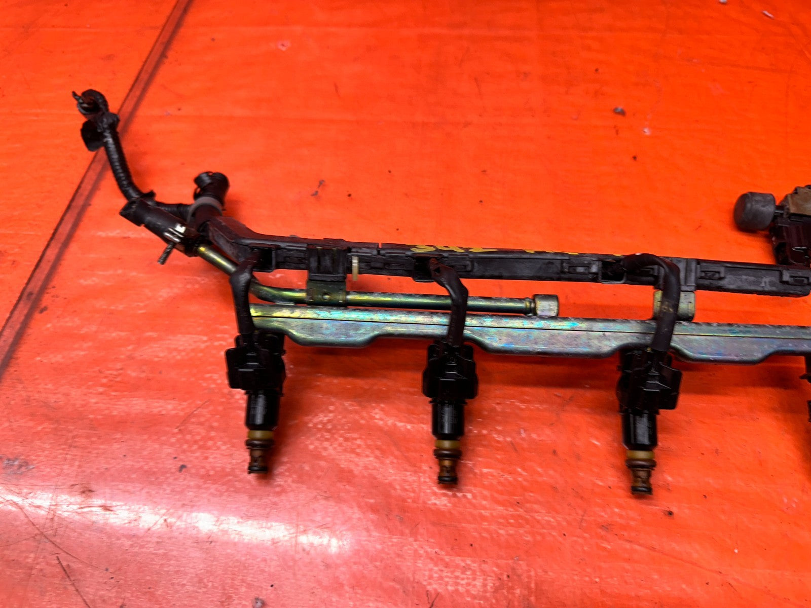 04-05 ACURA TSX 4D 2.4L K24A2 FUEL INJECTOR RAIL SET WITH PIGTAILS WIRING #34210