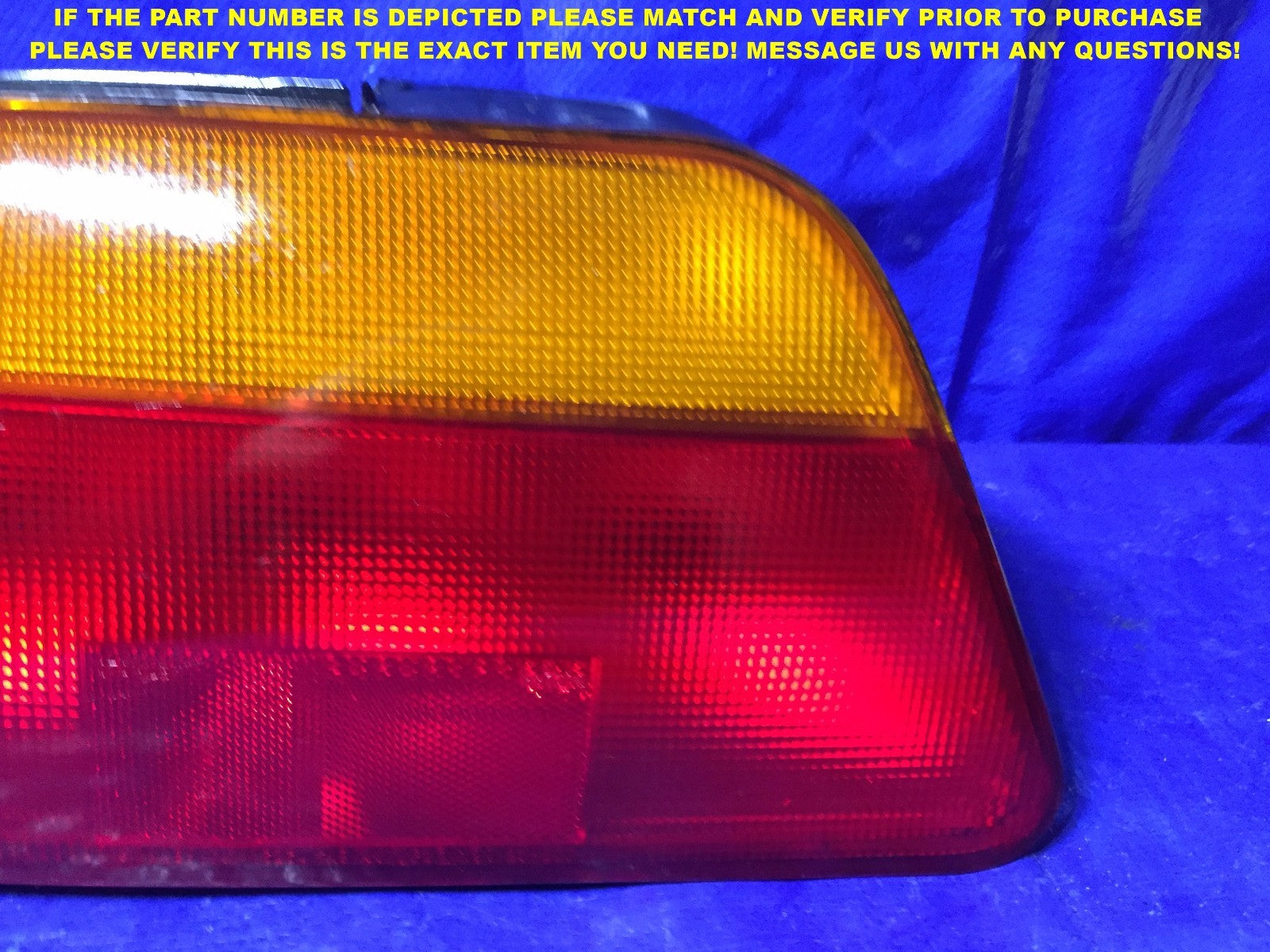 OEM 1995 1996 95 96 CHRYSLER SEBRING DRIVER LEFT TAIL LIGHT 2 DOOR COUPE MODEL1