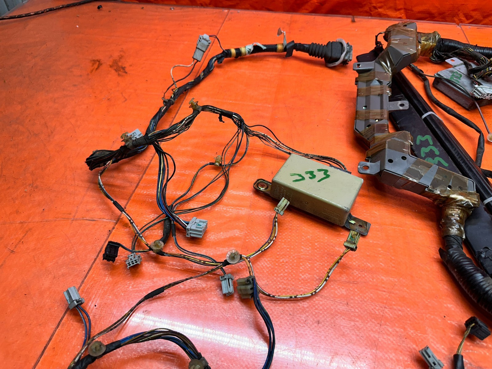 92 95 HONDA CIVIC 2D   POWER DOOR WINDOW CONVERSION HARNESS FLOOR DOORX2 CABIN17
