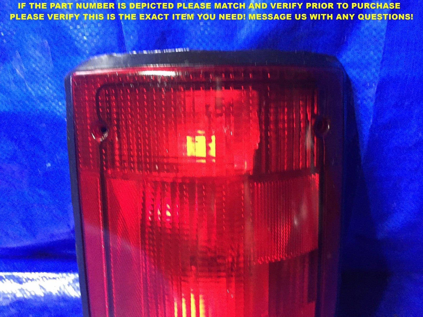 OEM 97 98 99 00 01 02 03 04 FORD E150 E250 E350 VAN PASSENGER RIGHT TAIL LIGHT R1