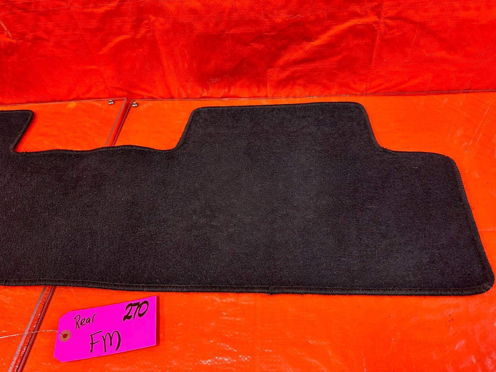07 11 HONDA CIVIC SI SEDAN   REAR / BACK SEAT   FLOOR MAT RUG   OEM #2704