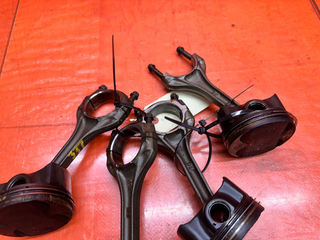 04 09 HONDA S2000 AP2 F22C ENGINE PISTON CONNECTING ROD RODS SET OEM #3376