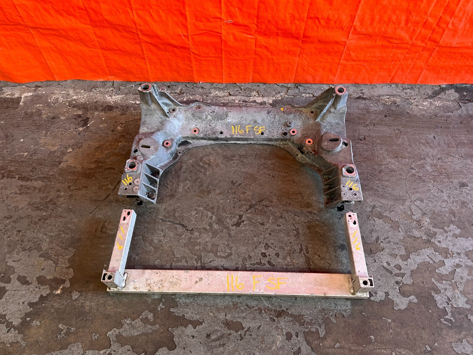 09 12 INFINITI FX50 FX35   FRONT SUBFRAME CROSSMEMBER K FRAME   OEM #1160