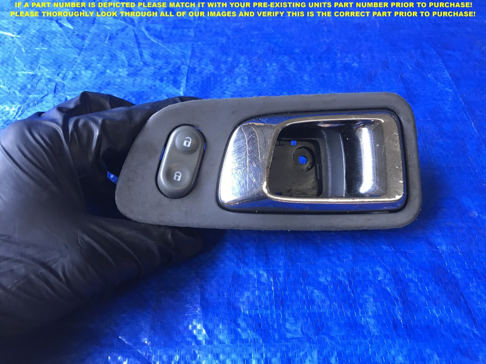 OEM 2003 2004 2005 HONDA PILOT PASSENGER RIGHT FRONT INTERIOR DOOR HANDLE    0