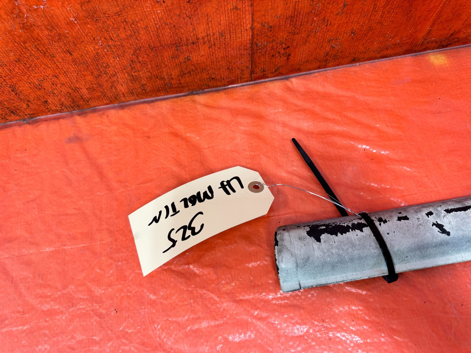 90 91 HONDA CIVIC HATCHBACK   DRIVER LEFT DOOR MOLDING IMPACT STRIP   OEM #3259