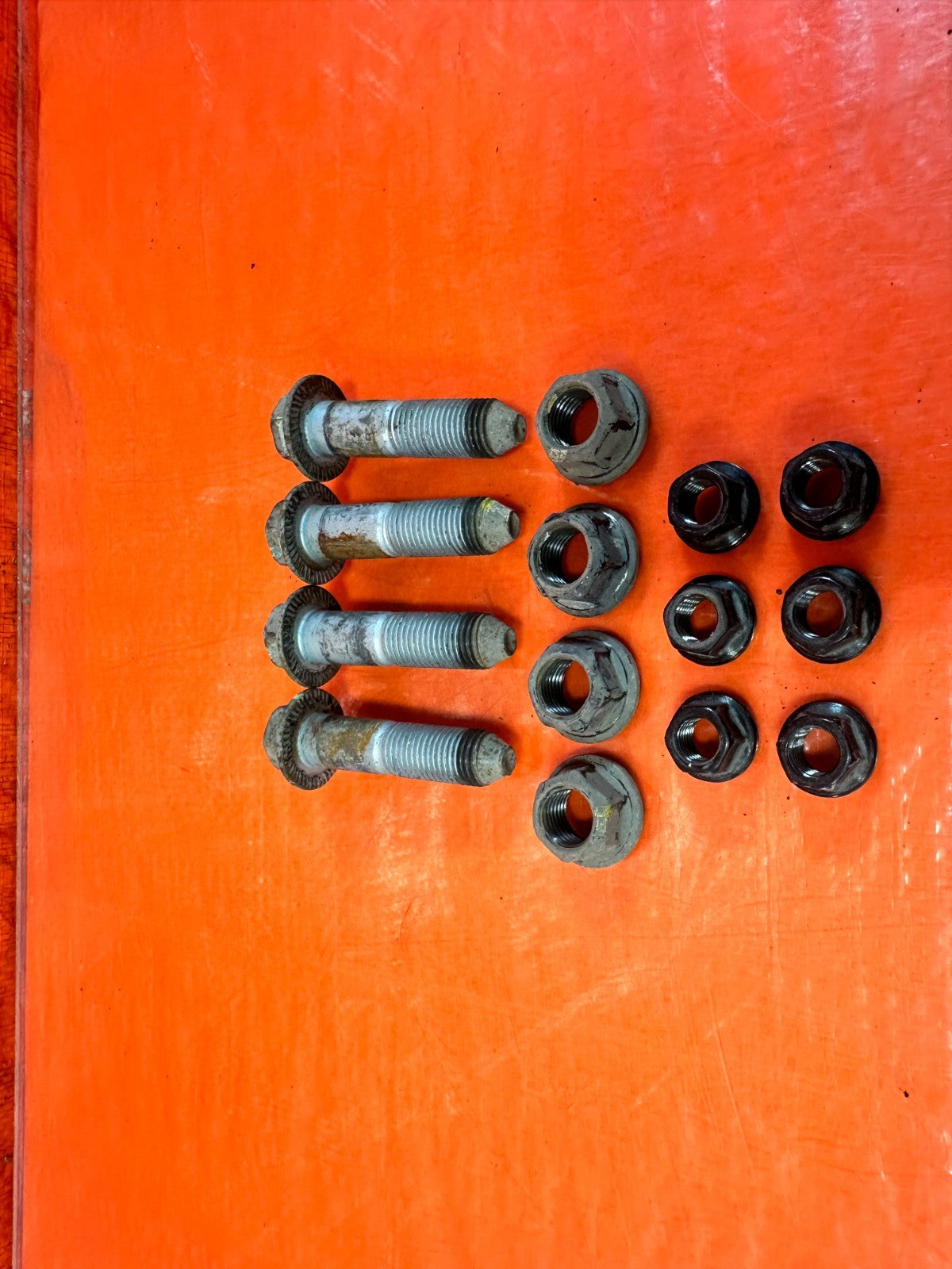 03 07 INFINITI G35 COUPE   FRONT SHOCK MOUNTING BOLT SET BOLTS HARDWARE OEM 2981