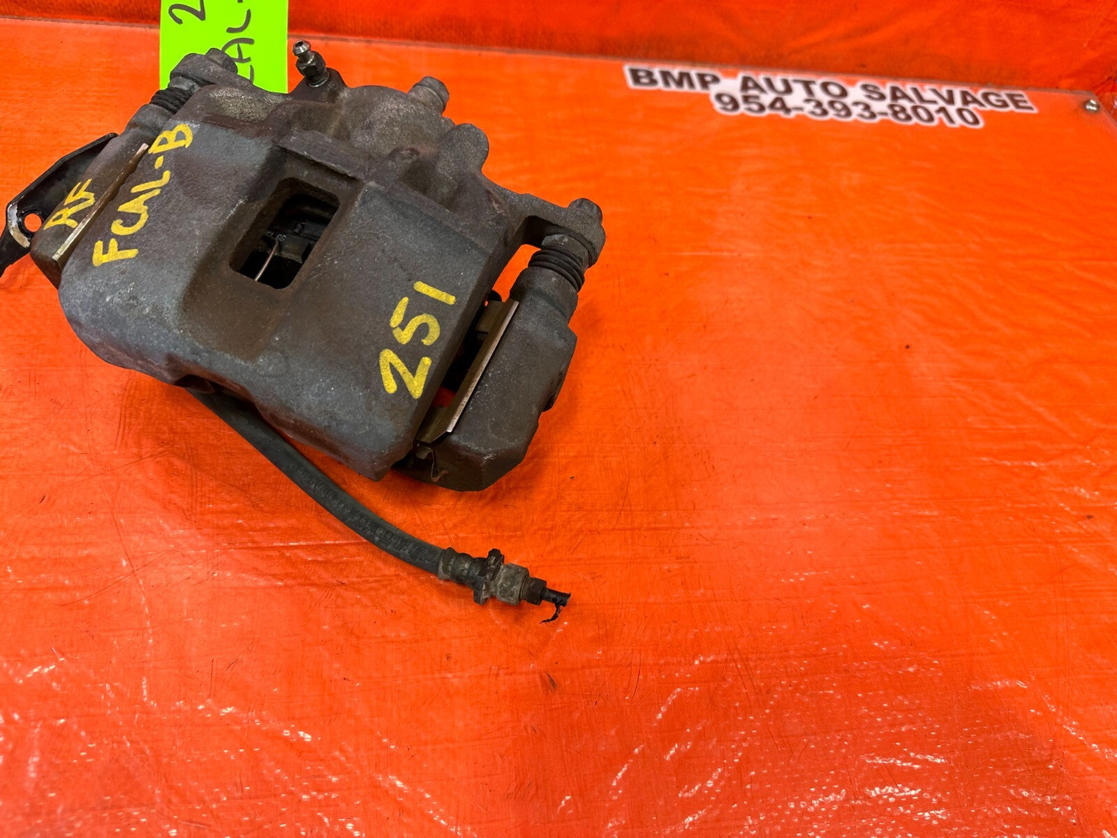 08 12 HONDA ACCORD   PASSENGER RIGHT FRONT BRAKE CALIPER   OEM FACTORY #2514