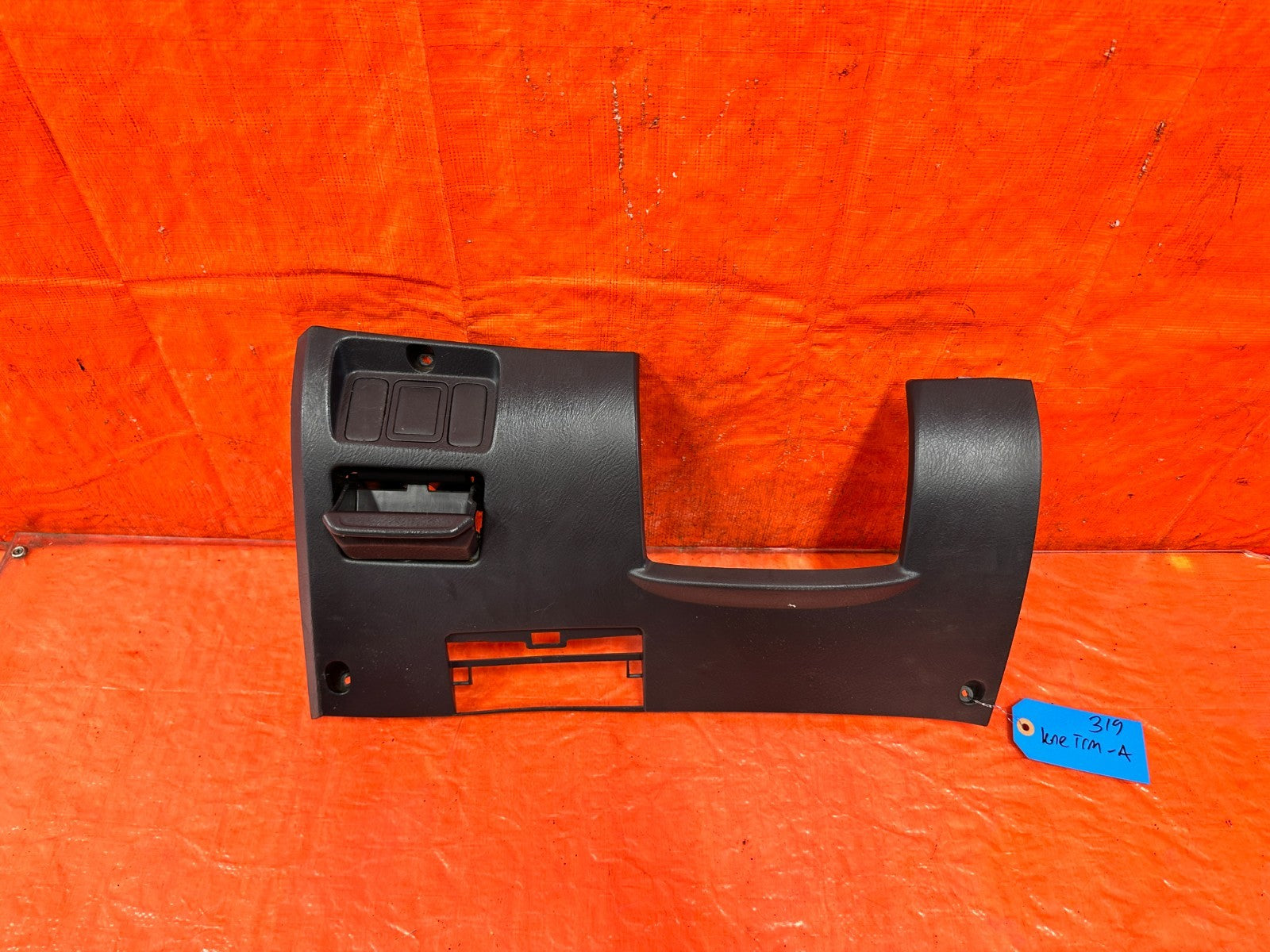 96 00 HONDA CIVIC DARK GRAY KNEE TRIM UNDER STEERING COLUMN LOWER COVER OEM 3191
