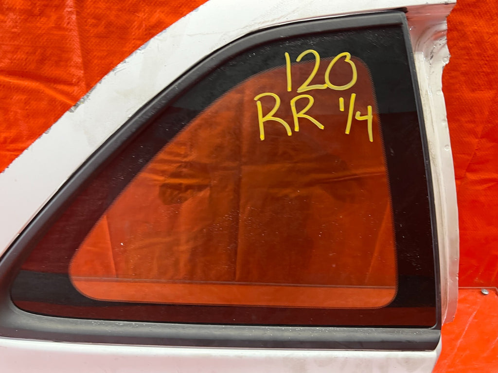 97 01 HONDA PRELUDE PASSENGER RIGHT REAR 1/4 GLASS WINDOW PANEL OEM FACTORY #1206