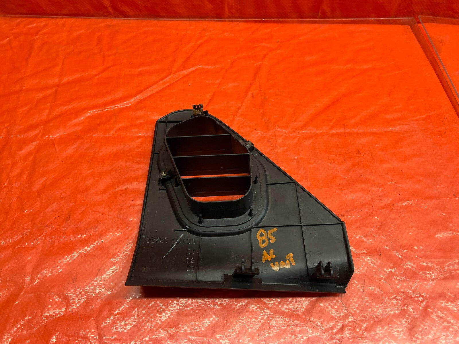 90 96 NISSAN 300ZX   DASH BOARD AC VENT PANEL TRIM   BLACK COLOR   OEM 856