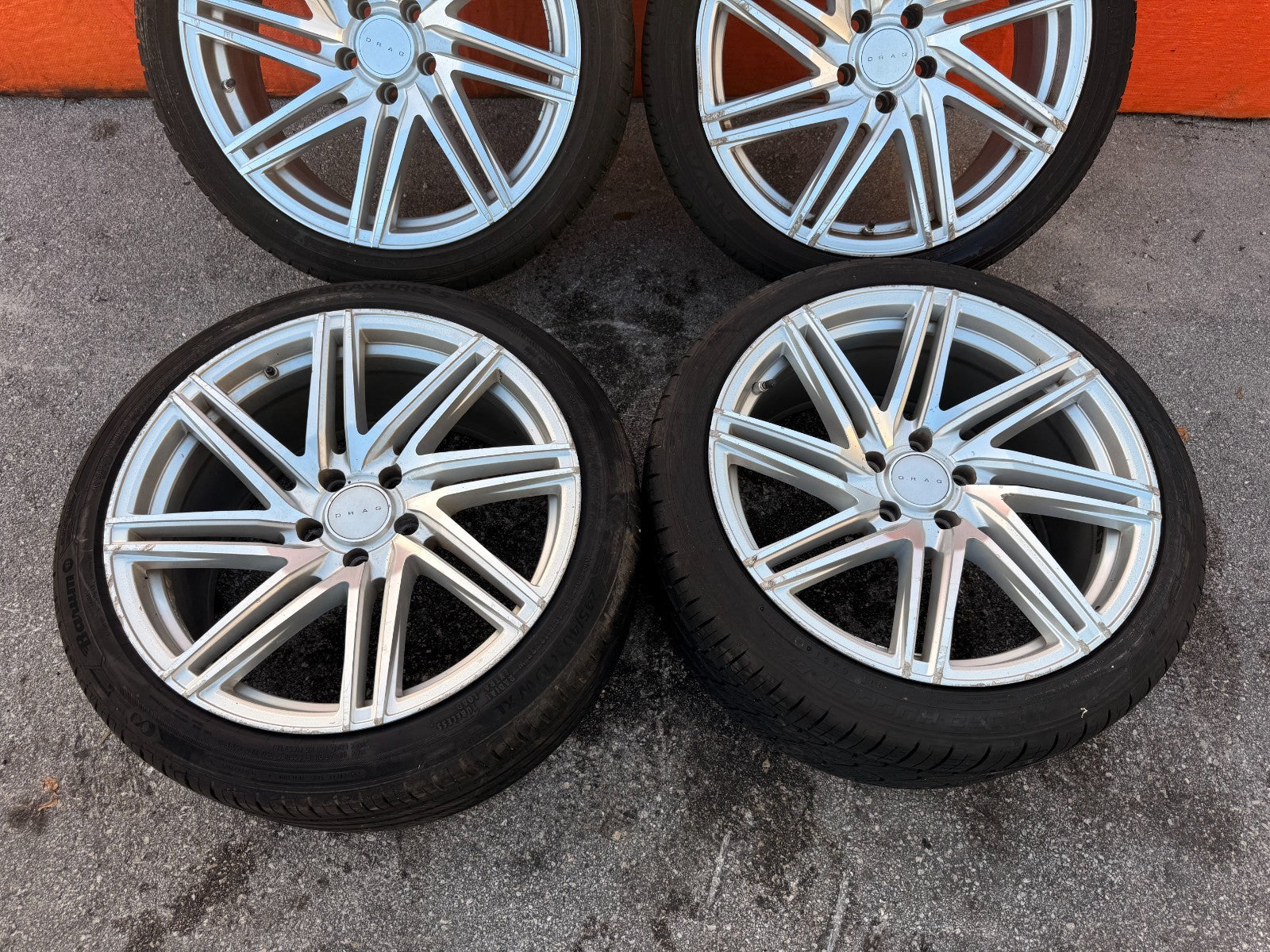 DRAG DR70 19 INCH WHEEL AND TIRE PACKAGE WHEELS   19x8 +32   19x9.5 +40  12