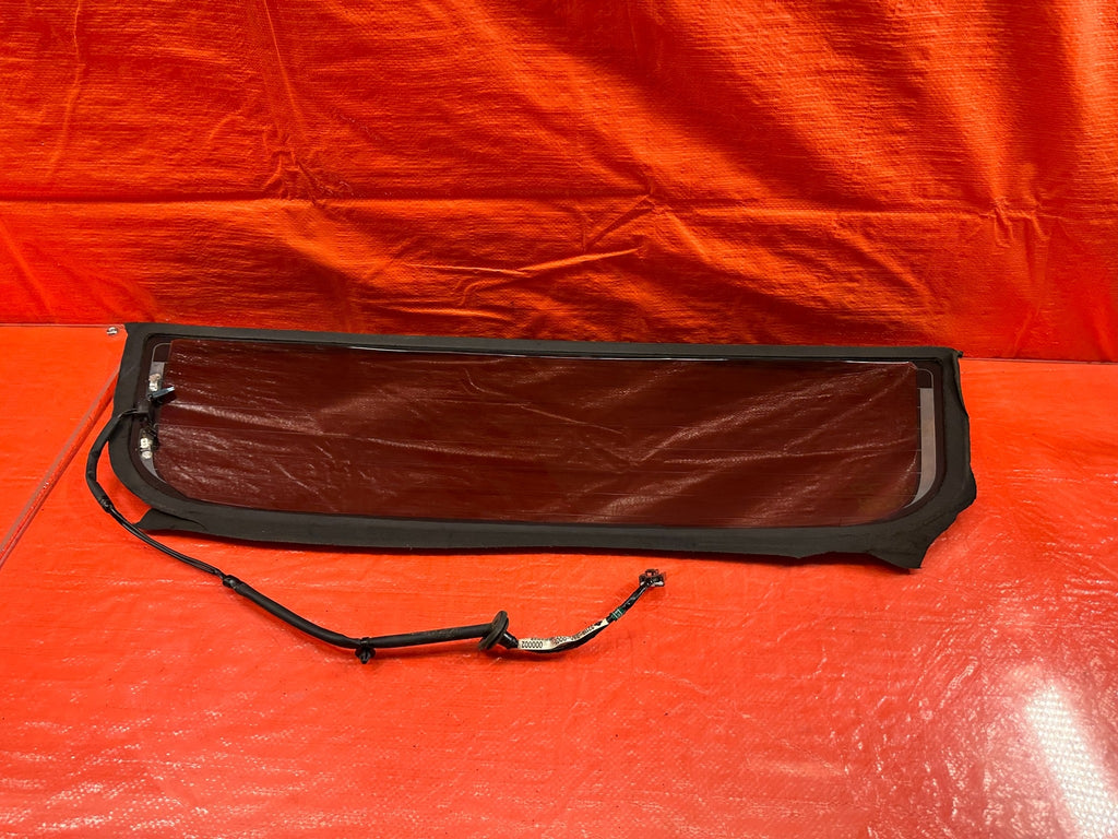 02 09 HONDA S2000   REAR SOFT TOP GLASS WINDOW W/ HONDA LOGO   OEM FACTORY #19710