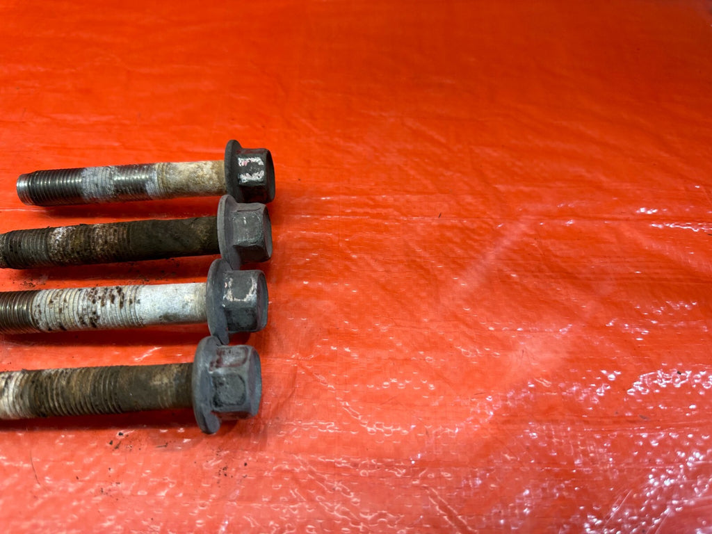 09 12 LANCER EVOLUTION X EVO 10   FRONT SUB FRAME CROSSMEMBER BOLTS HARDWARE 2144