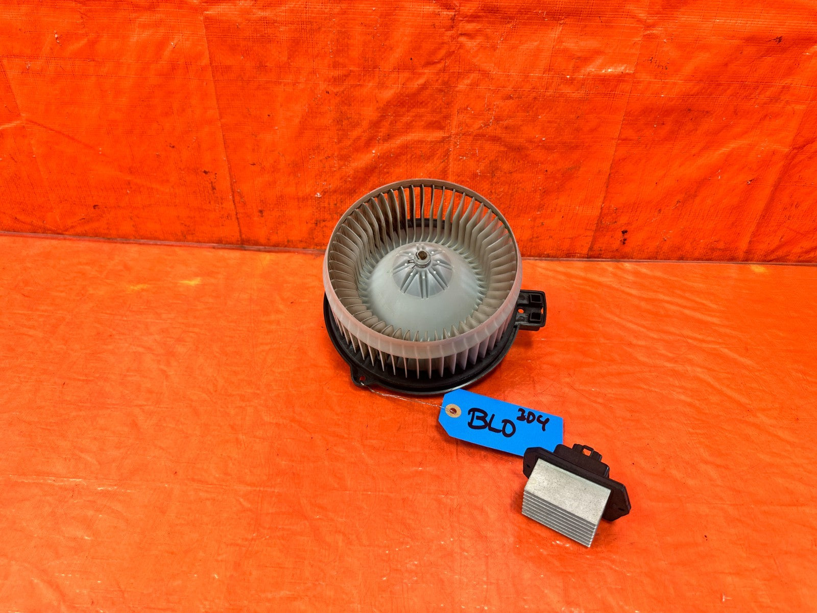 04 08 ACURA TSX   HVAC AIR CONDITIONING AC BLOWER MOTOR & RESISTOR KIT   OEM 3040