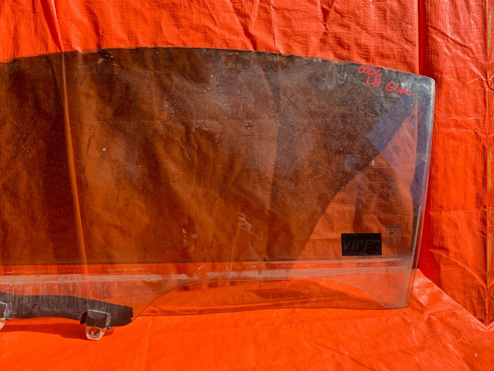 2006 06 HONDA CIVIC SI COUPE   DRIVER LEFT WINDOW GLASS4