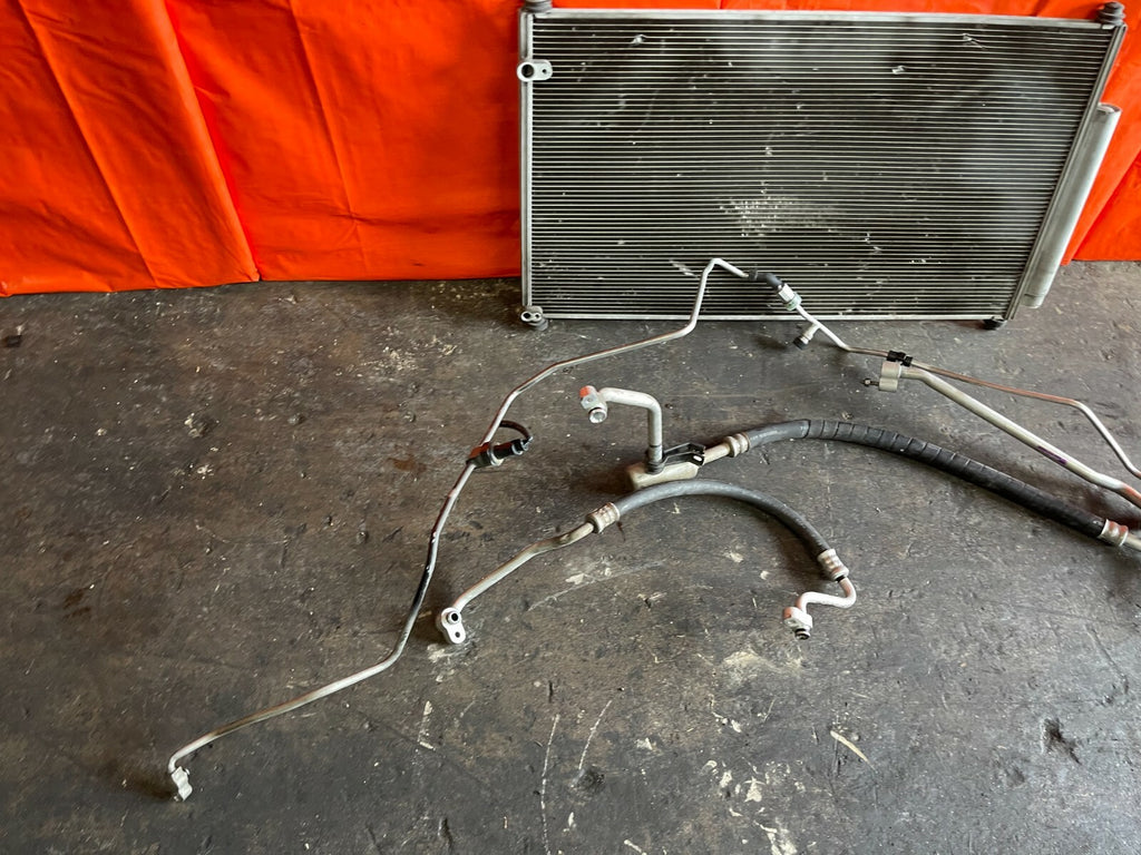 09 12 ACURA RL   COMPLETE AC LINE HOSE PIPE SET W/ CONDENSER HOSES LINES OEM OE2