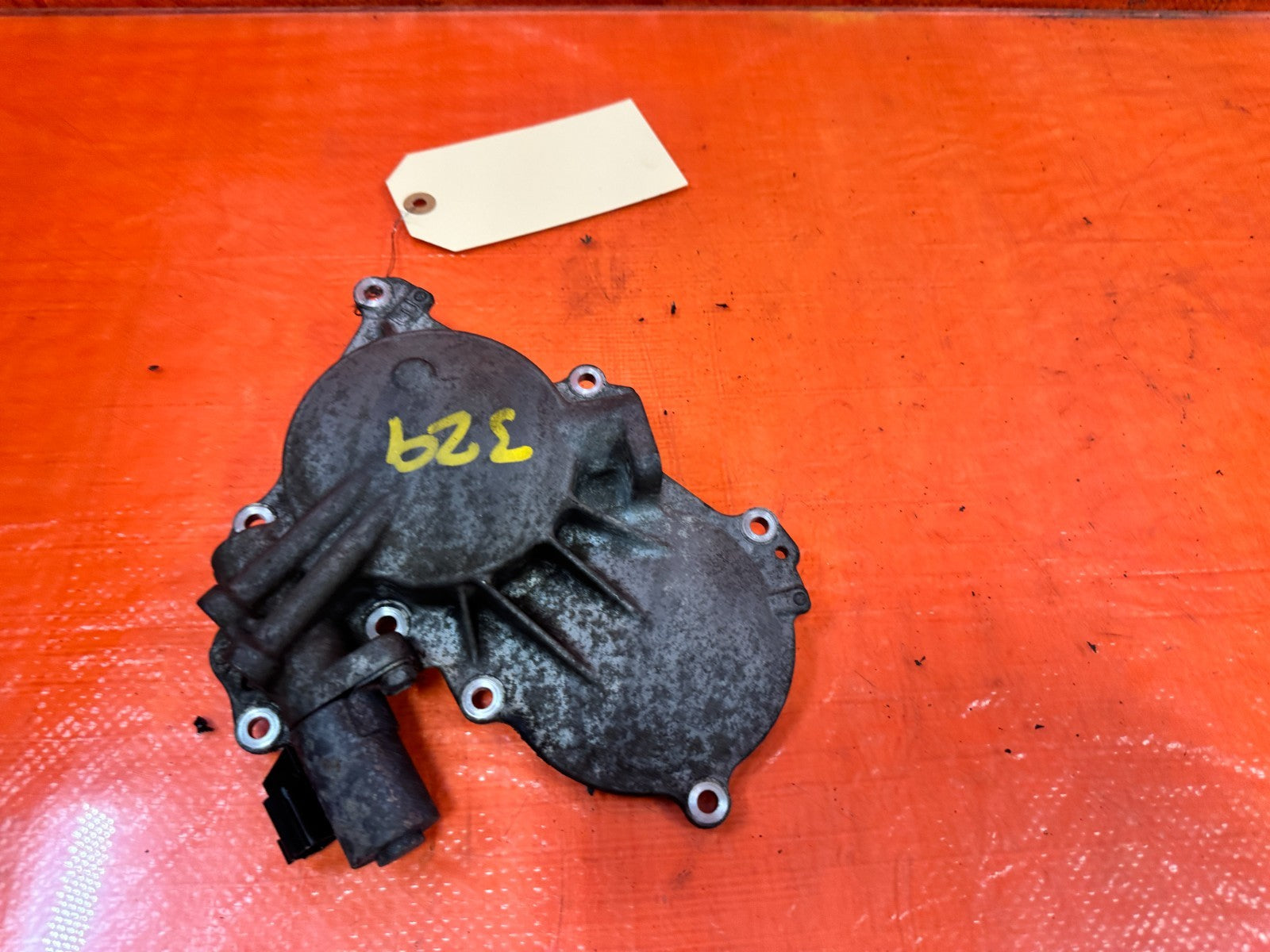 08 15 INFINITI G37 Q60 3.7L LEFT DRIVER VVT CAM SPROCKET VTC COVER OEM #3291