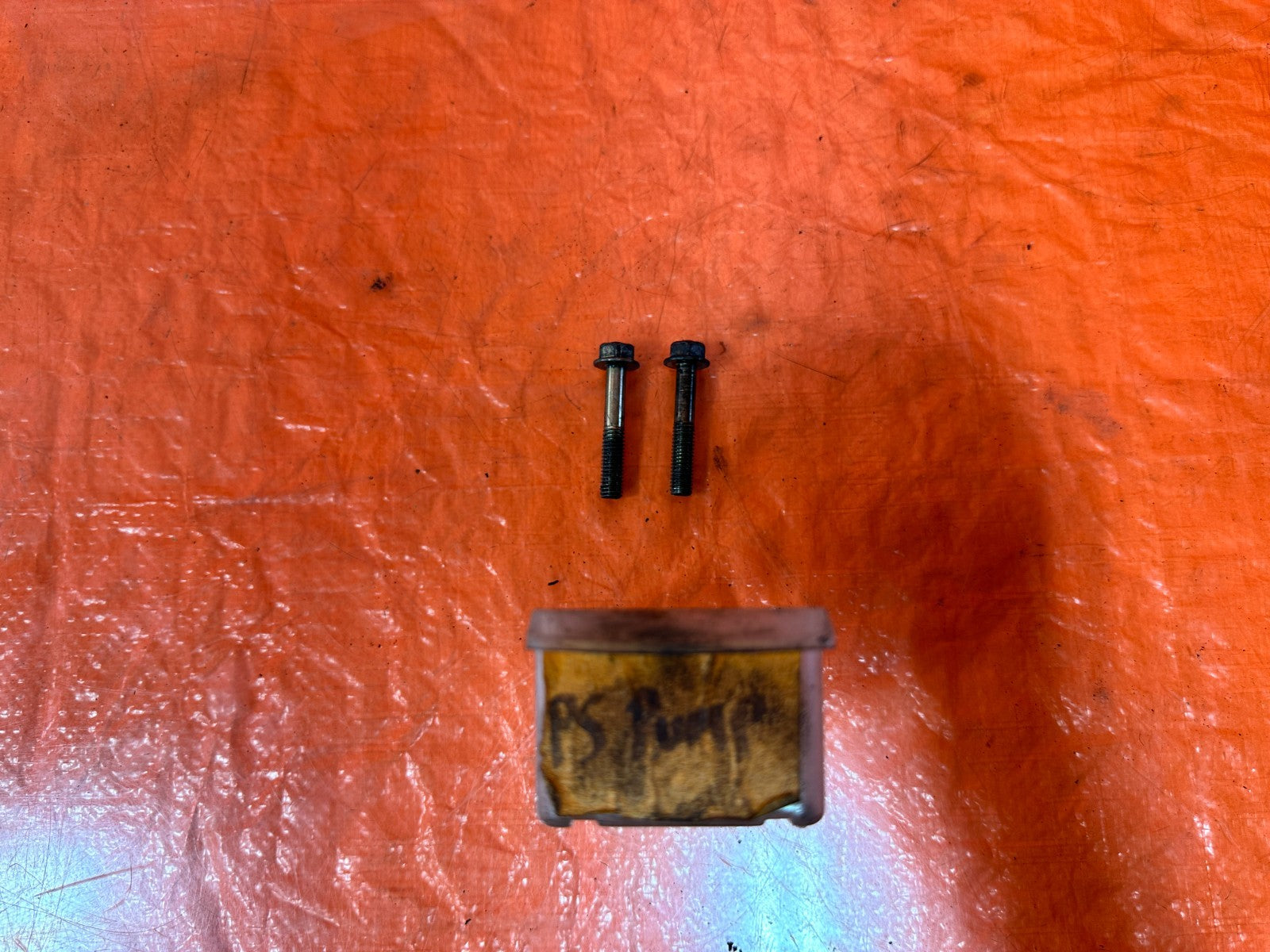04 08 ACURA TSX   K24A2 POWER STEERING PUMP BOLTS HARDWARE   OEM #3120