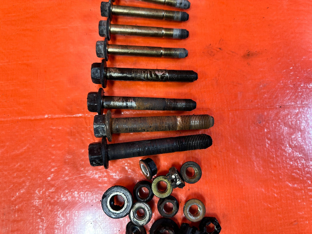 04 05 ACURA TSX   FRONT SHOCK AND LOWER CONTROL ARM BOLTS HARDWARE OEM #3226