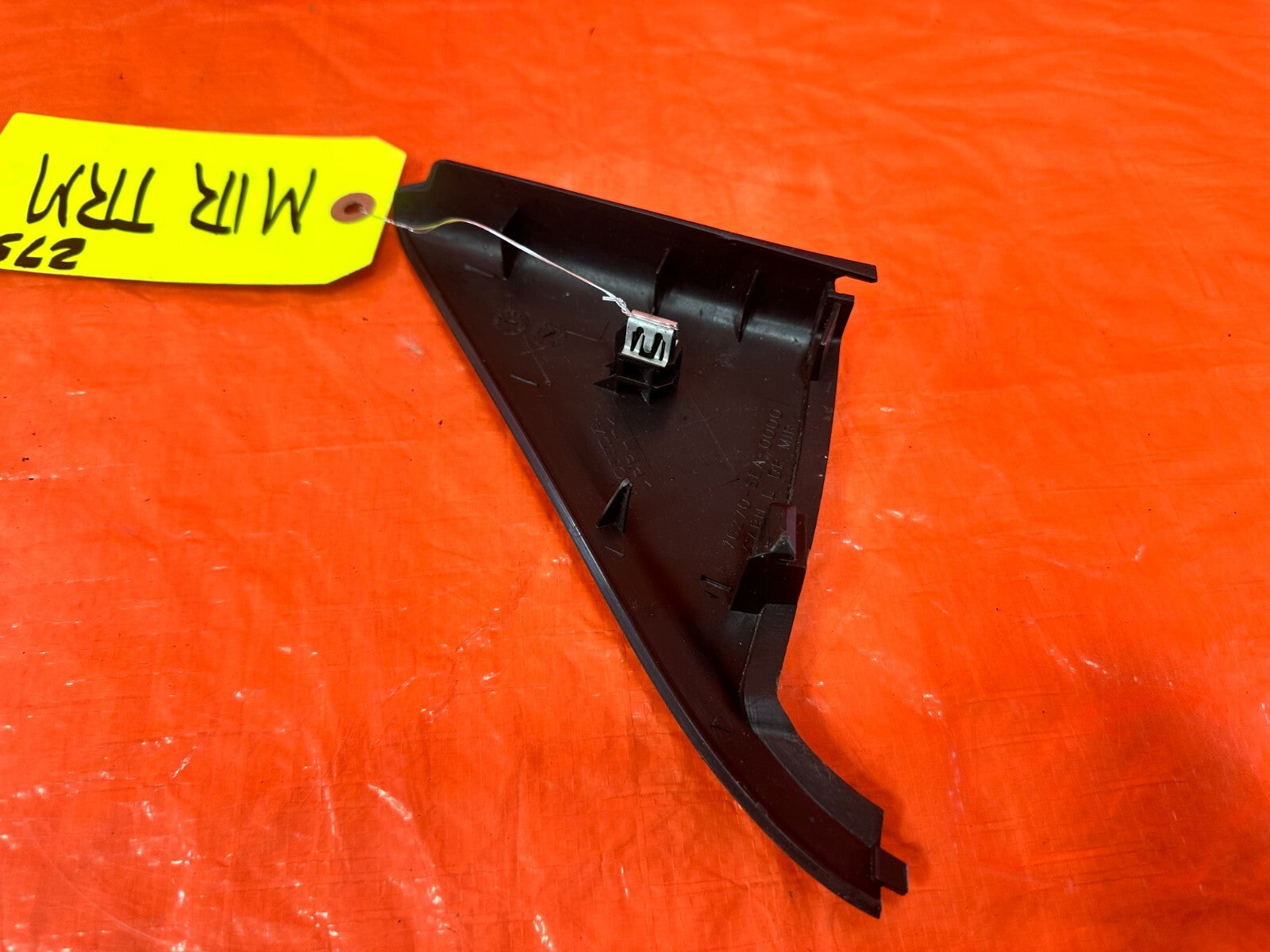 04 08 ACURA TSX INTERIOR MIRROR TRIM COVER PLASTIC GARNISH DRIVER LEFT OEM #2756