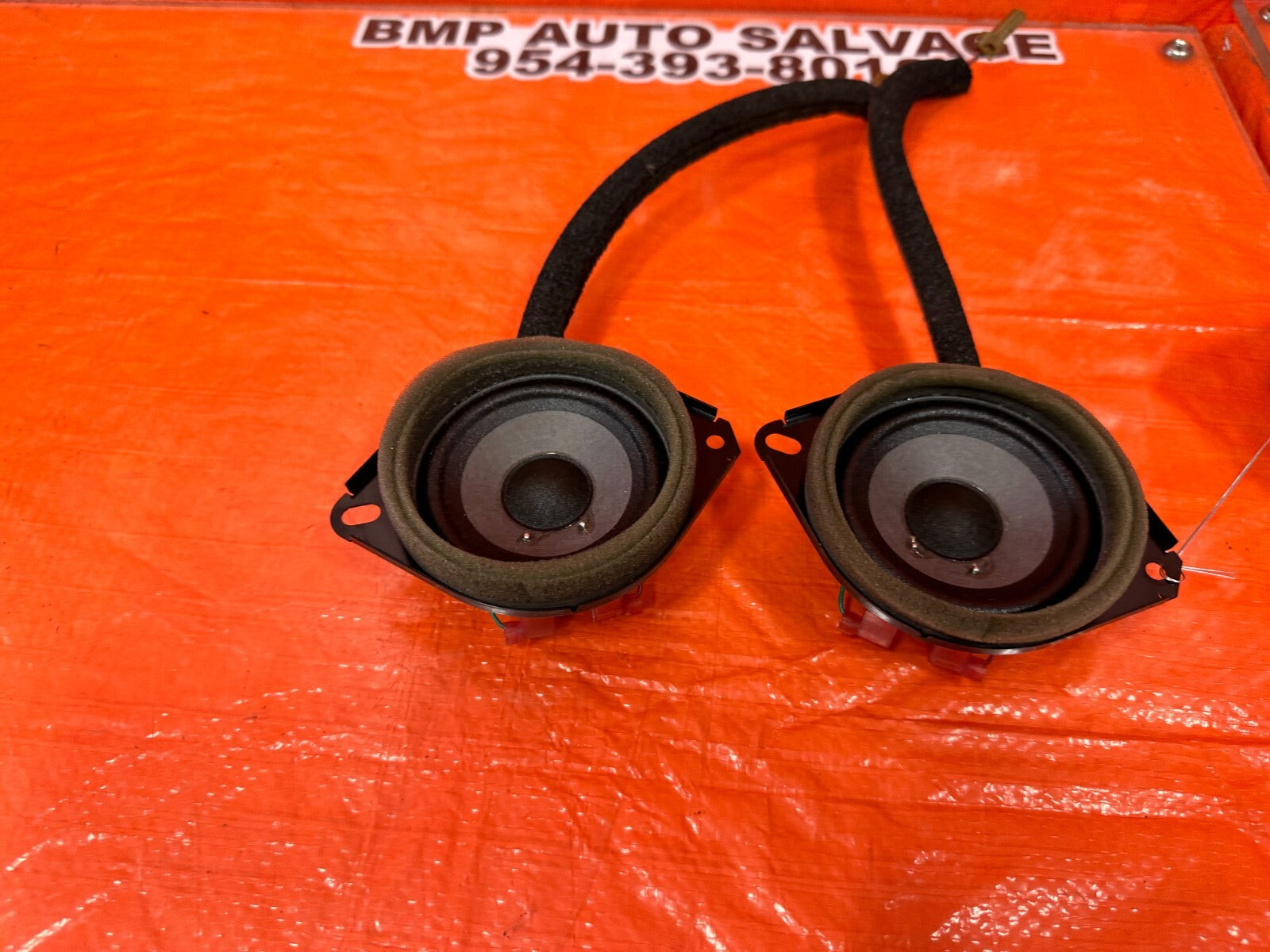 08 15 INFINITI G37 COUPE BOSE REAR QUARTER PANEL TRIM SPEAKERS LEFT RIGHT 2453