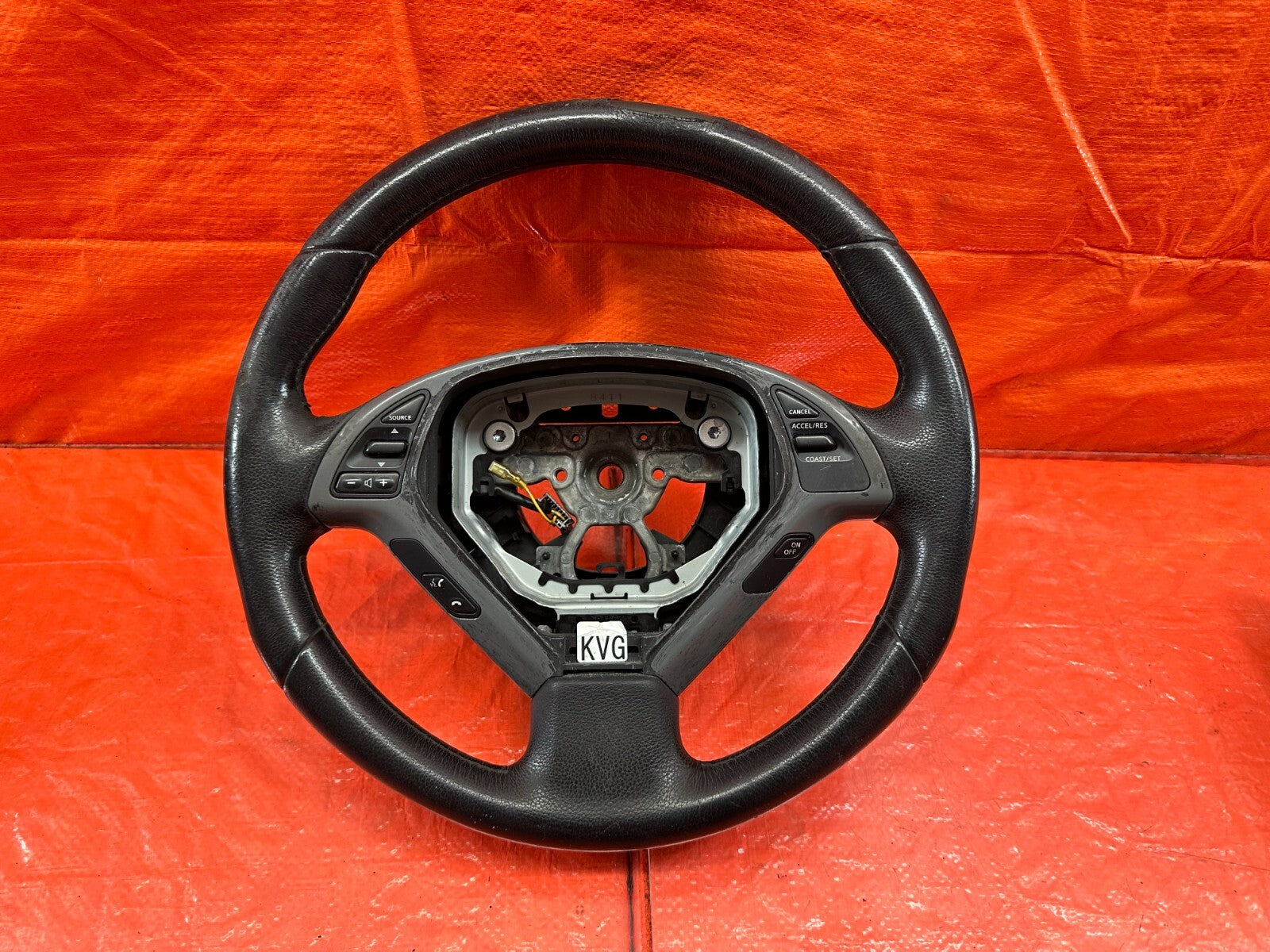 08 15 INFINITI G37 & Q60    2D COUPE  STEERING WHEEL   WEAR READ DESC   OEM #2070