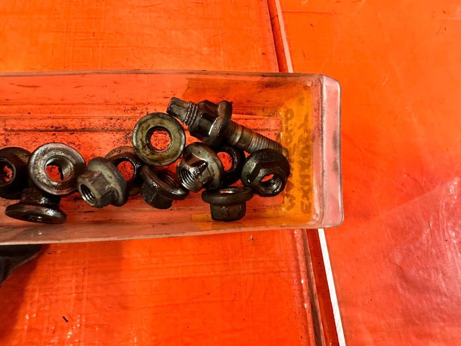 03 09 NISSAN 350Z   VQ35DE   EXHAUST MANIFOLD HEADER BOLT SET BOLTS HARDWARE 2624