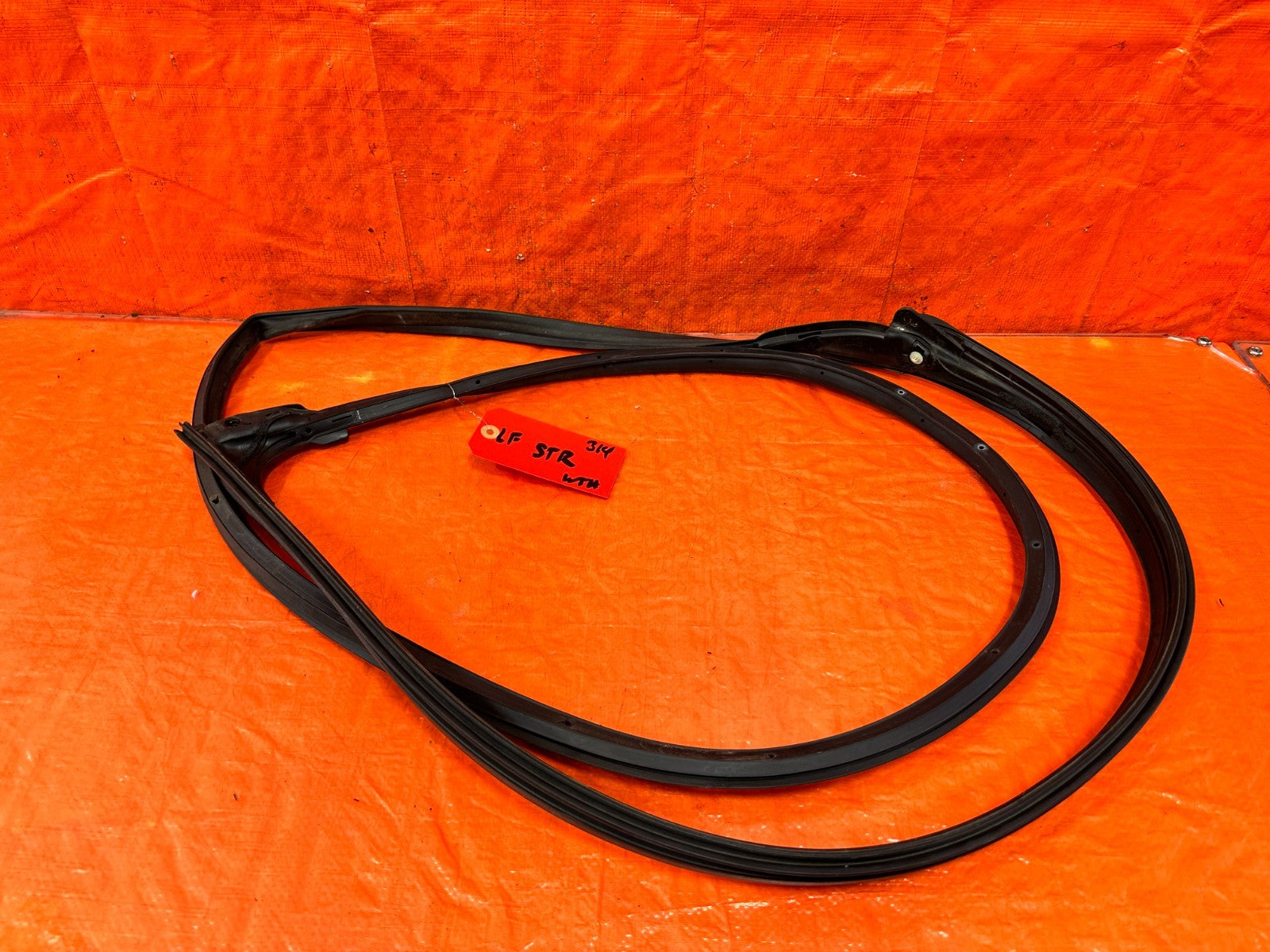 14 20 INFINITI Q50   DRIVER LEFT FRONT DOOR WEATHER STRIP   OEM #3140