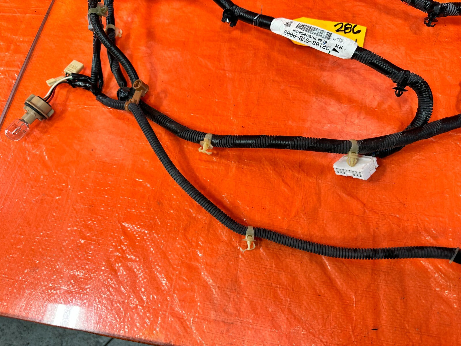 09 11 HONDA CIVIC SI 2D   REAR / TAIL LIGHT LAMP WIRING HARNESS WIRE LOOM OEM 864