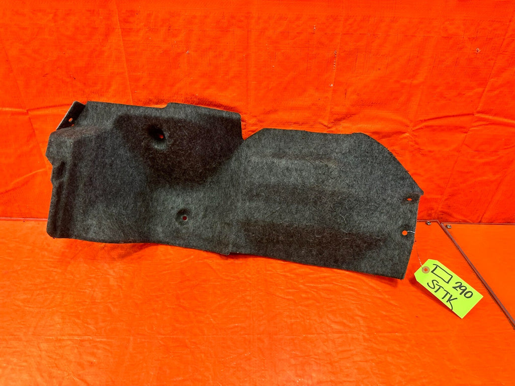 00 09 HONDA S2000   PASSENGER RIGHT   INTERIOR TRUNK CARPET   OEM FACTORY #2900