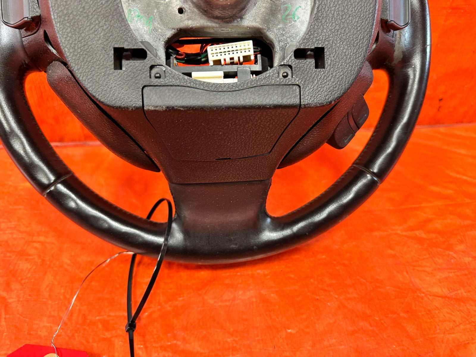 09 14 ACURA TSX   STEERING WHEEL   BLACK LEATHER WRAP   OEM FACTORY #30511