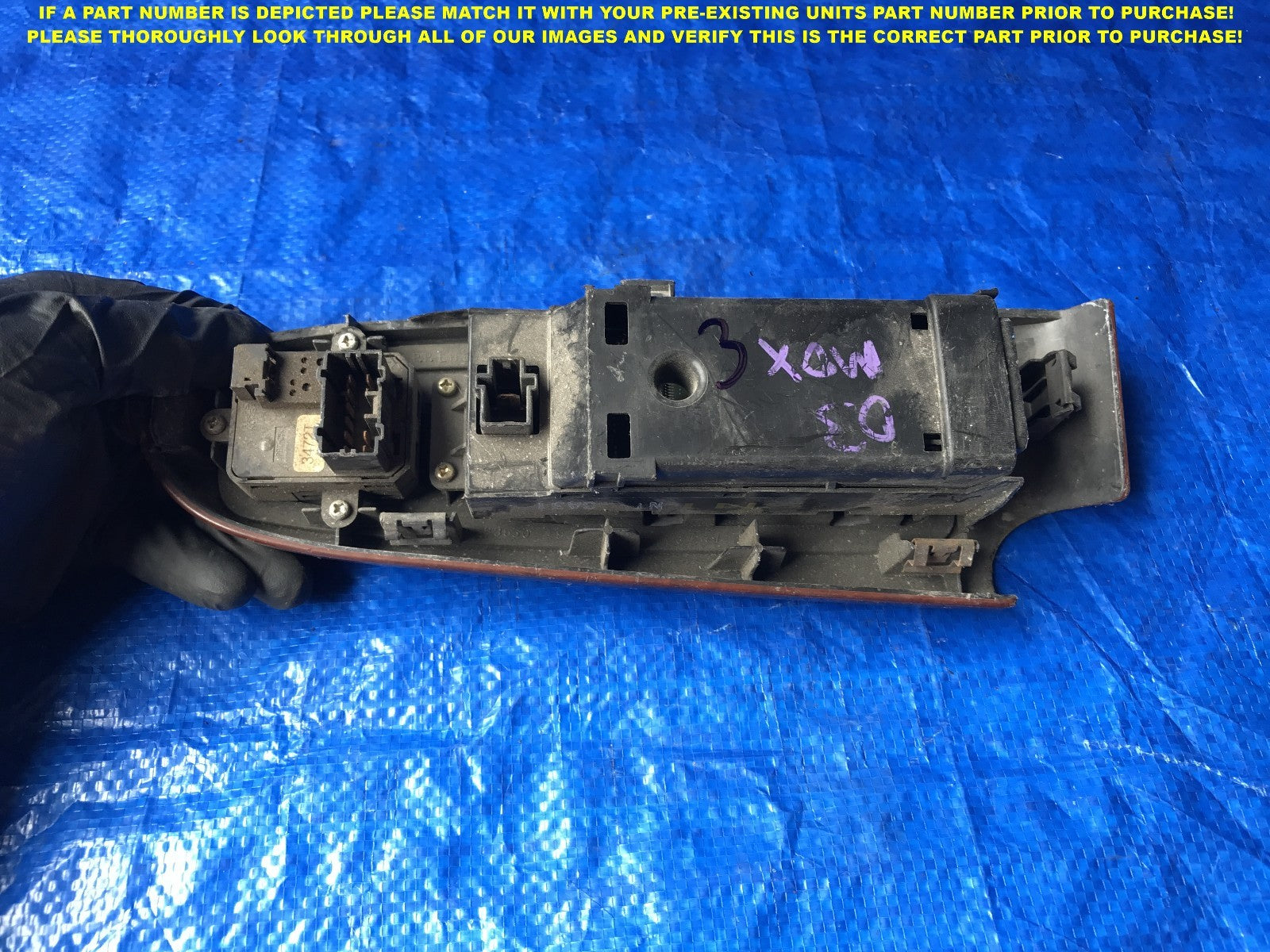 OEM 2003 03 ACURA MDX DRIVER LEFT MASTER WINDOW SWITCH  3