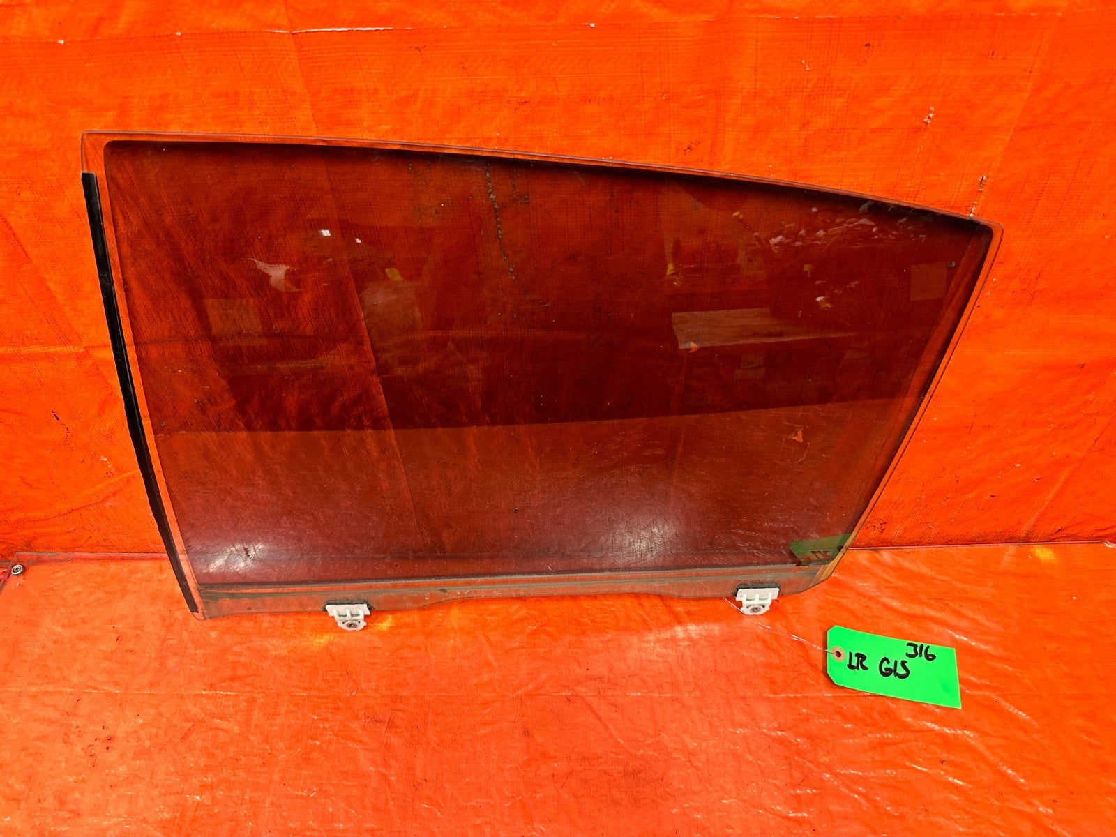 14 20 INFINITI Q50   DRIVER LEFT REAR DOOR GLASS WINDOW   OEM #3161