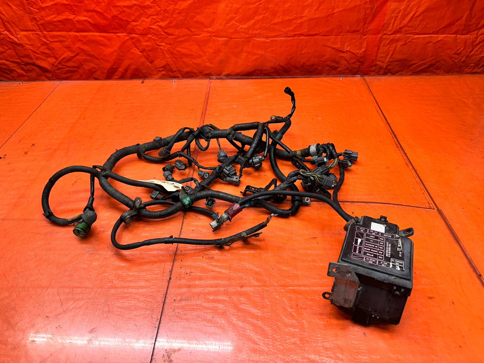 94-01 ACURA INTEGRA B18B1 AUTOMATIC ENGINE MOTOR WIRE WIRING HARNESS OEM #3400