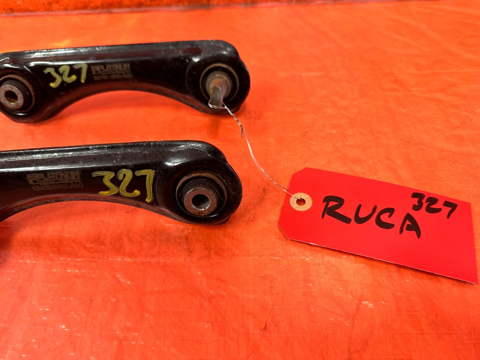 92 95 HONDA CIVIC   DRIVER LEFT PASSENGER RIGHT REAR UPPER CONTROL ARMS OEM 3272