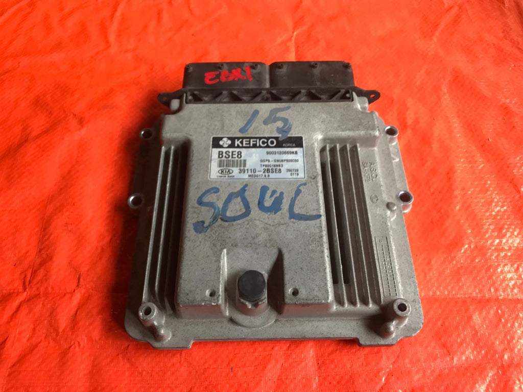 OEM 2016 16 KIA SOUL ENGINE COMPUTER ECU ECM EBX   PART # 39110 2BSE80