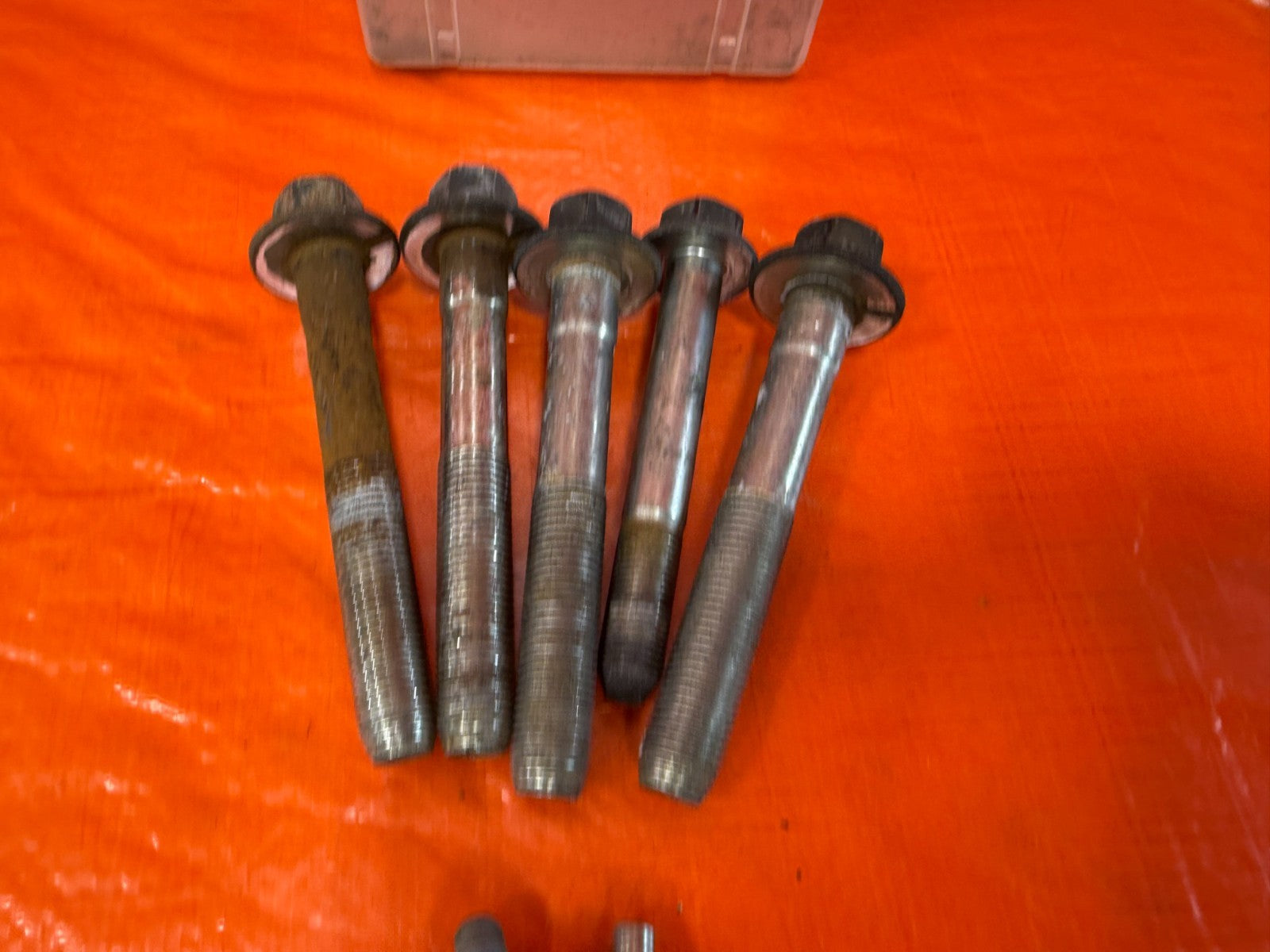 09 14 ACURA TSX   REAR SUBFRAME CROSSMEMBER CARRIER BOLTS   OEM FACTORY #3213