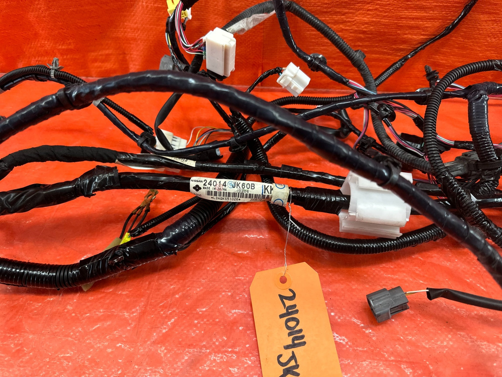 2008 INFINITI G35 X SEDAN   INTERIOR BODY WIRING HARNESS WIRE LOOM   OEM #19213