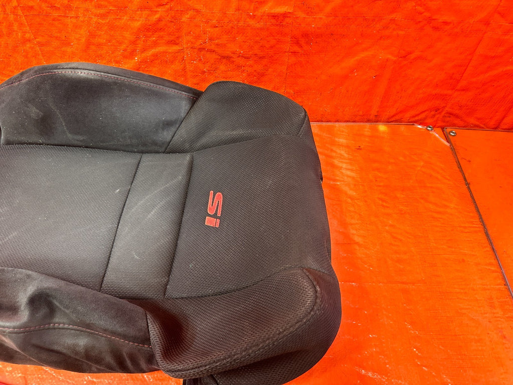 06 11 HONDA CIVIC SI DRIVER LEFT FRONT UPPER SEAT SKIN CLOTH FABRIC COVER OEM 071