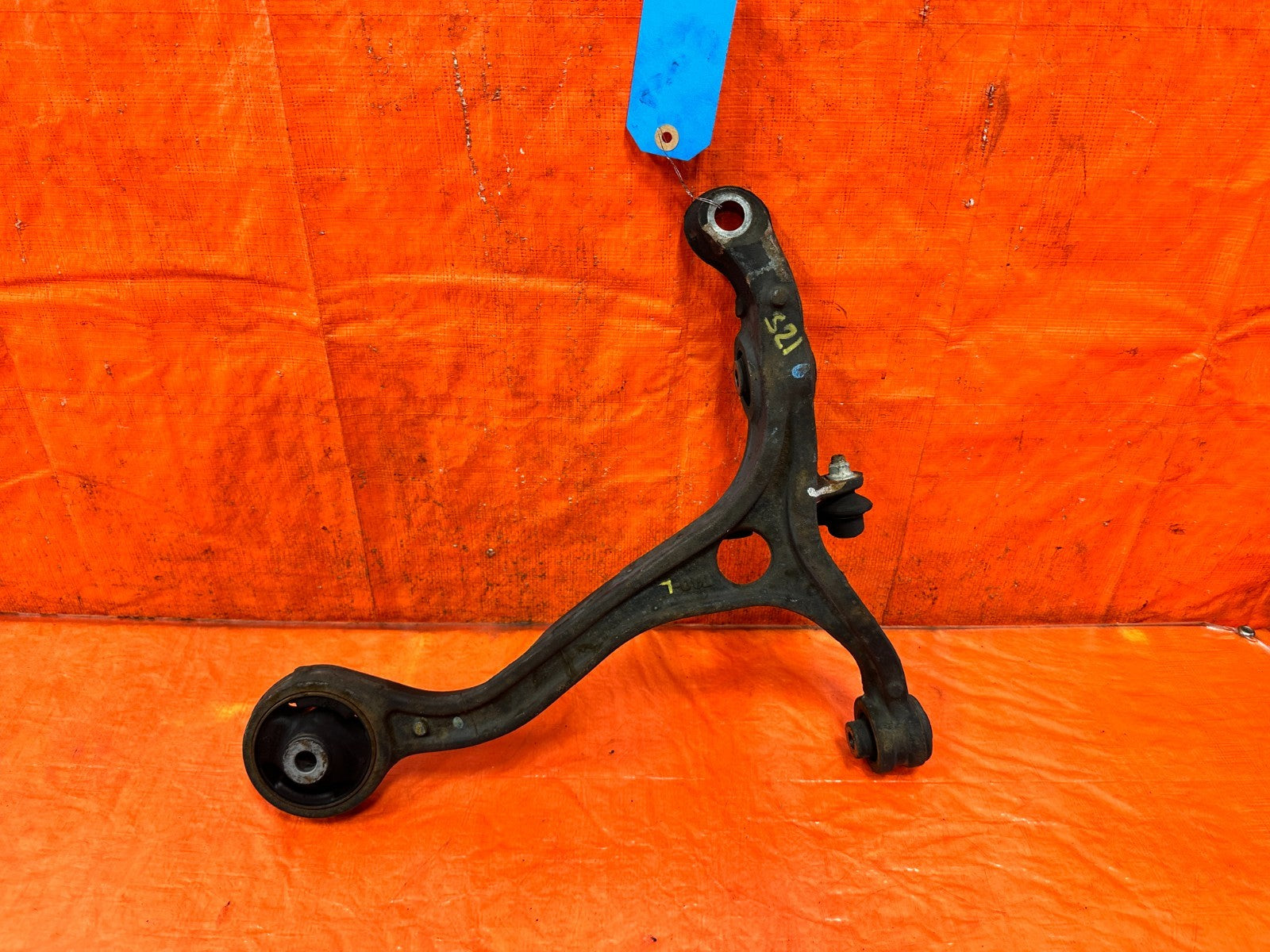 09 14 ACURA TSX   LEFT FRONT SPINDLE KNUCKLE HUB UPPER LOWER CONTROL ARM 32116