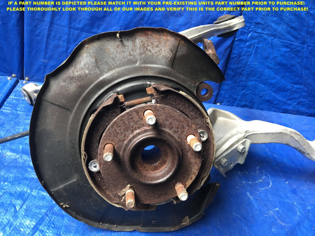 OEM 2008 2015 MITSUBISHI EVOLUTION PASSENGER RIGHT REAR KNUCKLE SPINDLE 100%2