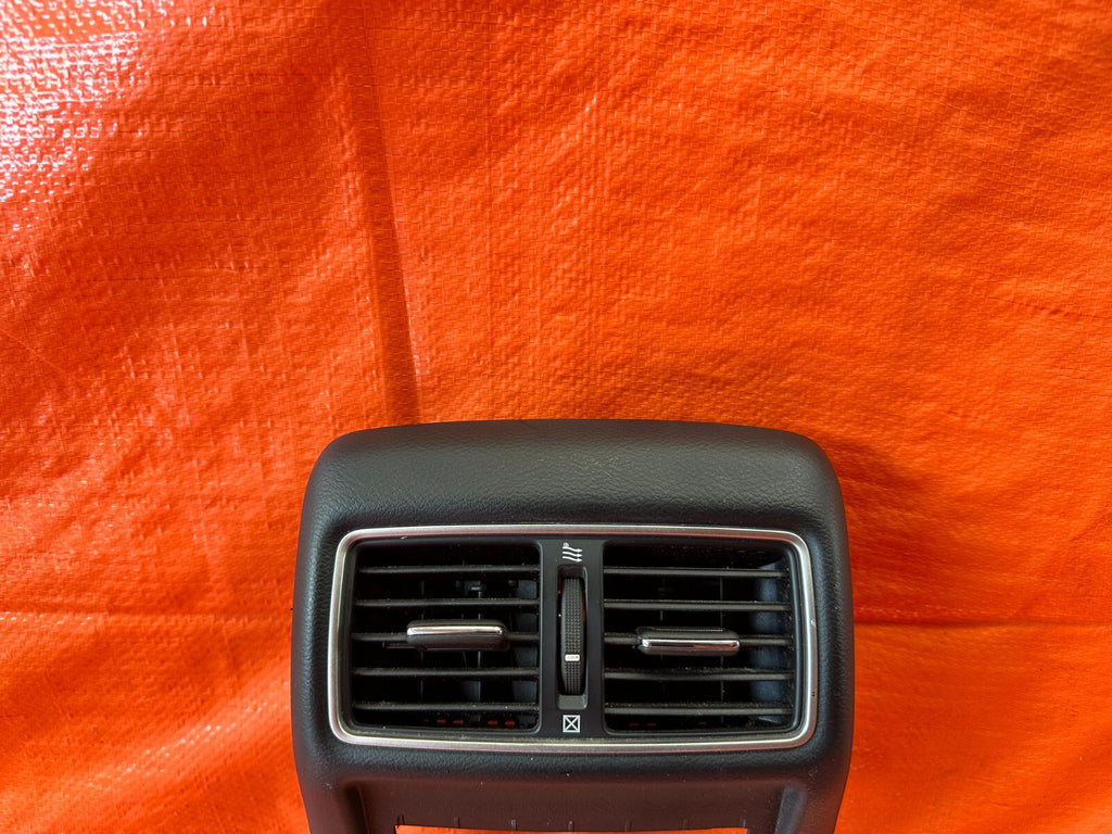 14 18 INFINITI Q50   REAR ARM REST CENTER CONSOLE AC VENT   BLACK OEM #2221