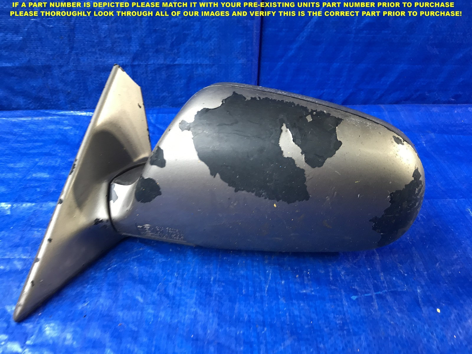 OEM 1990 1991 1992 1993 HONDA ACCORD DRIVER LEFT SIDE VIEW MIRROR         0