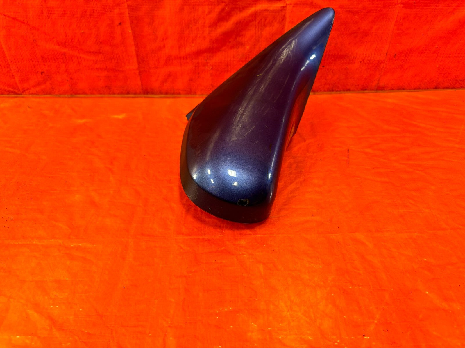 96 00 HONDA CIVIC COUPE PASSENGER RIGHT EXTERIOR SIDE VIEW MIRROR BLUE POWER OEM5