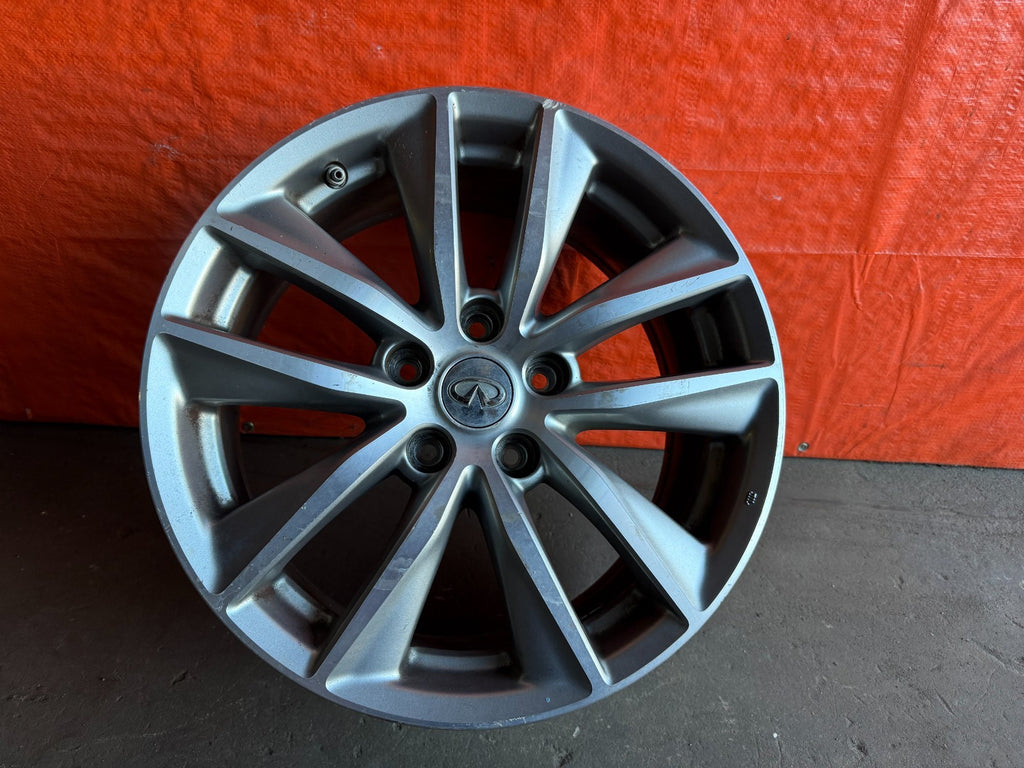 14 24 INFINITI Q50   10 SPOKE WHEEL RIM   17x7.5   +45   OEM FACTORY   #316 27