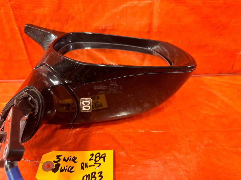 17 20 INFINITI Q60   EXTERIOR SIDE VIEW MIRROR   PASSENGER RIGHT OEM FACTORY 2895