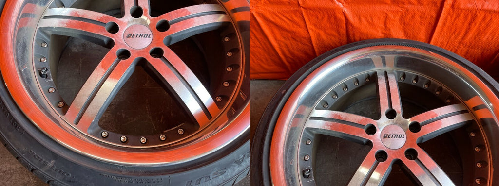 PETROL BRAND WHEELS   THROTTLE MODEL   5x114.3   19x8 +20 F   19x9.5 +40 R   #648