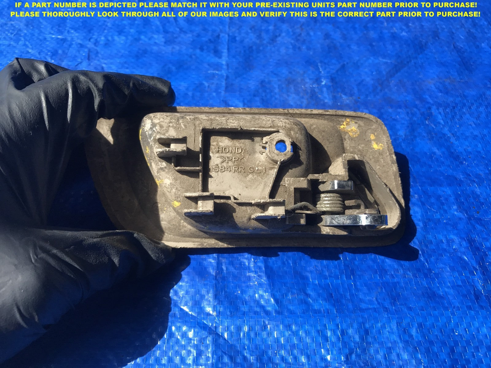 OEM 1998 1999 2000 HONDA ACCORD SEDAN DRIVER LEFT REAR INTERIOR DOOR HANDLE1