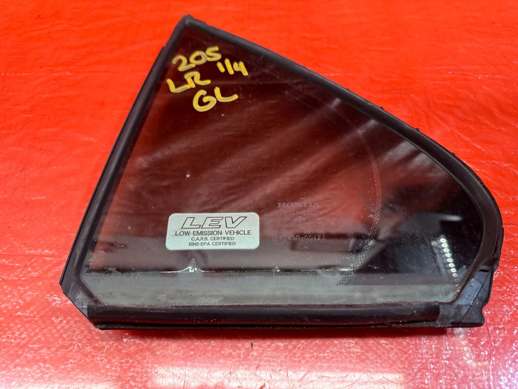 04 08 ACURA TSX   DRIVER LEFT REAR   DOOR VENT GLASS   OEM FACTORY #2055